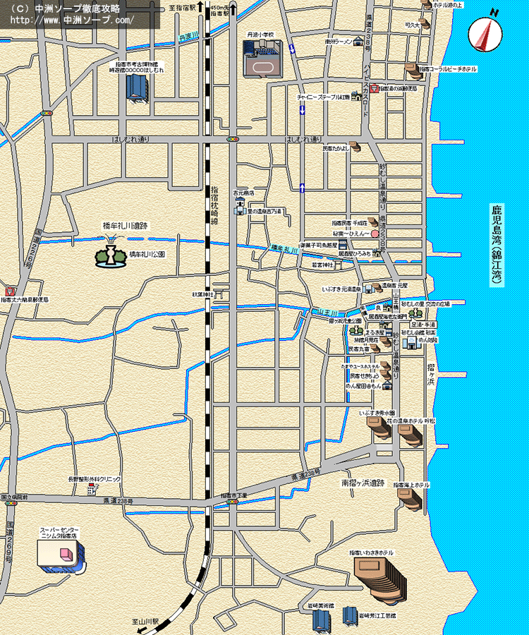 指宿ソープランドMAP